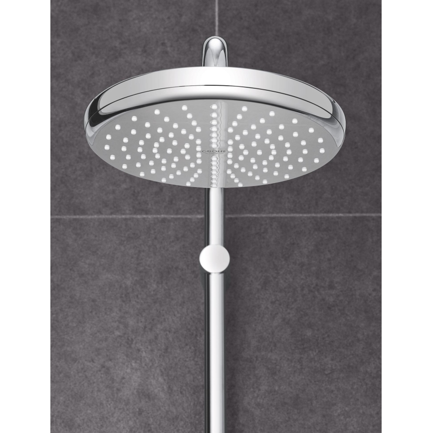 GROHE 26408000 - Tête de douche TEMPESTA O 210 mm chrome brillant