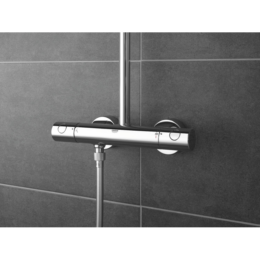 GROHE 26408000 - Tête de douche TEMPESTA O 210 mm chrome brillant