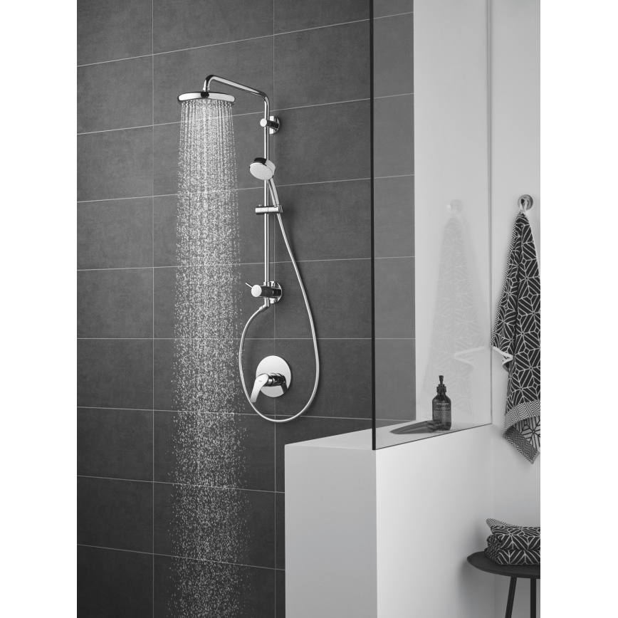 GROHE 26410000 - Tête de douche TEMPESTA 210 mm, chrome brillant