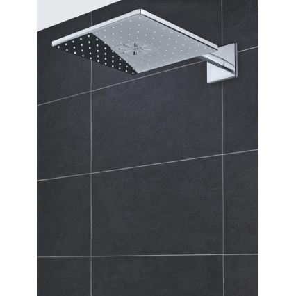 GROHE 26479000 - Tête de douche RAINSHOWER SMARTACTIVE 310 CUBE, fini chromé brillant