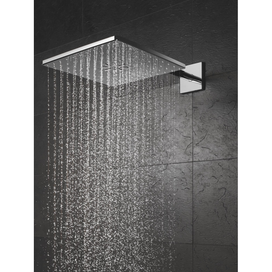 GROHE 26479000 - Tête de douche RAINSHOWER SMARTACTIVE 310 CUBE, fini chromé brillant
