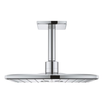 GROHE 26481000 - Ensemble de tête de douche RAINSHOWER SMARTACTIVE 310 CUBE 310 mm chrome