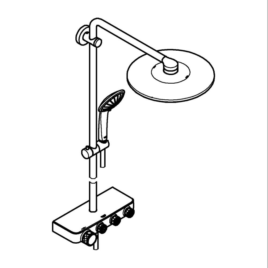 GROHE 26507000 - Système de douche EUPHORIA SMARTCONTROL 310 DUO chrome brillant