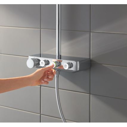 GROHE 26508000 - Système de douche EUPHORIA SMARTCONTROL 310 CUBE chromé brillant