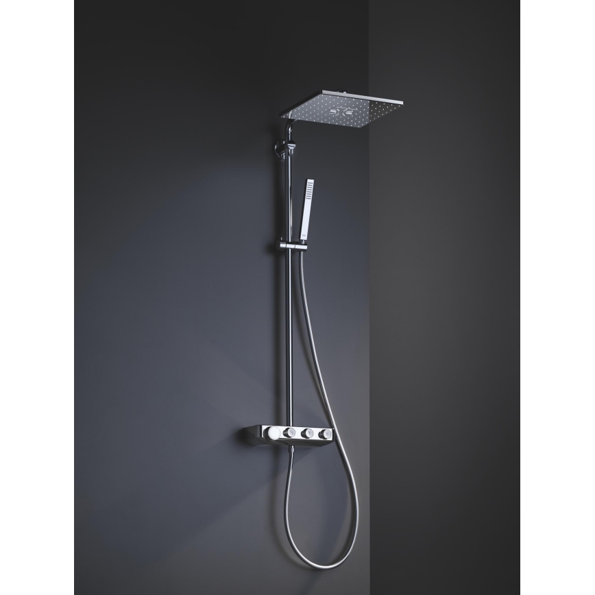 GROHE 26508000 - Système de douche EUPHORIA SMARTCONTROL 310 CUBE chromé brillant