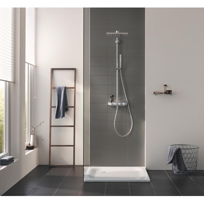 GROHE 26508000 - Système de douche EUPHORIA SMARTCONTROL 310 CUBE chromé brillant