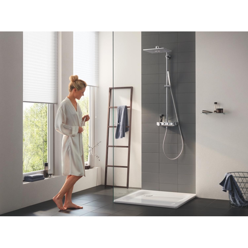 GROHE 26508000 - Système de douche EUPHORIA SMARTCONTROL 310 CUBE chromé brillant