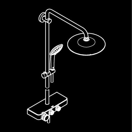 GROHE 26509000 - Système de douche EUPHORIA SMARTCONTROL 260 mm chromé brillant