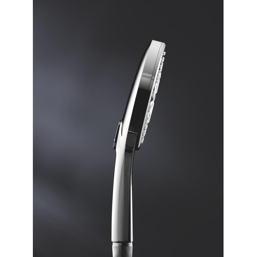 GROHE 26544000 - Pommeau de douche à main RAINSHOWER SMARTACTIVE 130 mm, finition chrome brillant