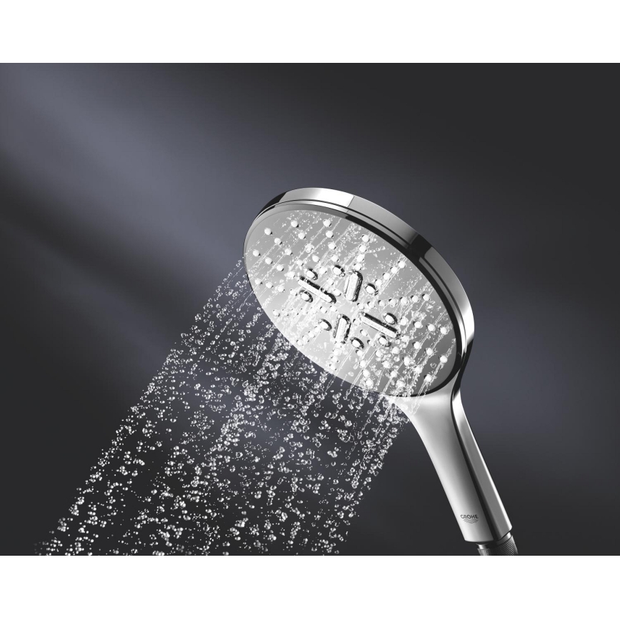 GROHE 26553000 - Douchette à main RAINSHOWER SMARTACTIVE 150 mm chrome brillant