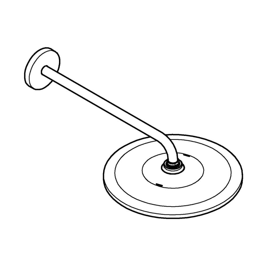 GROHE 26558000 - Ensemble avec tête de douche RAINSHOWER MONO 310 422 mm chrome brillant