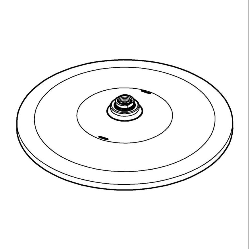 GROHE 26562000 - Tête de douche RAINSHOWER MONO 310 mm, chrome brillant