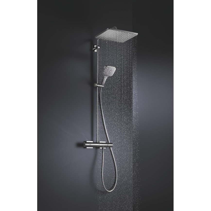 GROHE 26568000 - Pomme de douche RAINSHOWER MONO 310 CUBE 310 × 310 mm chromé