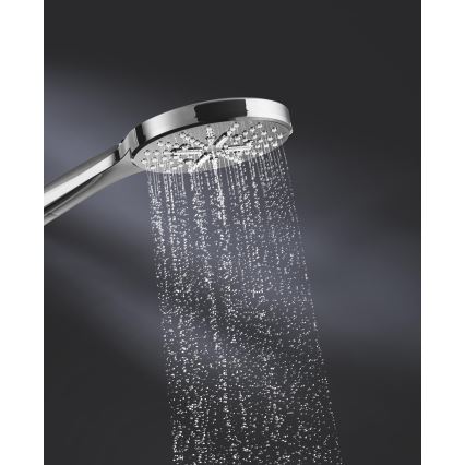 GROHE 26574000 - Douchette à main RAINSHOWER SMARTACTIVE 130 mm, chrome brillant