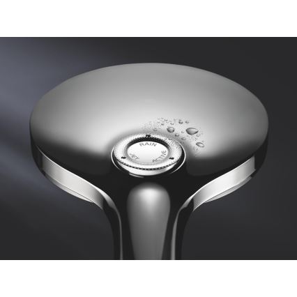 GROHE 26574000 - Douchette à main RAINSHOWER SMARTACTIVE 130 mm, chrome brillant