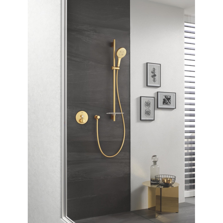 GROHE 26574GN0 - Douchette à main RAINSHOWER SMARTACTIVE 130 dorée