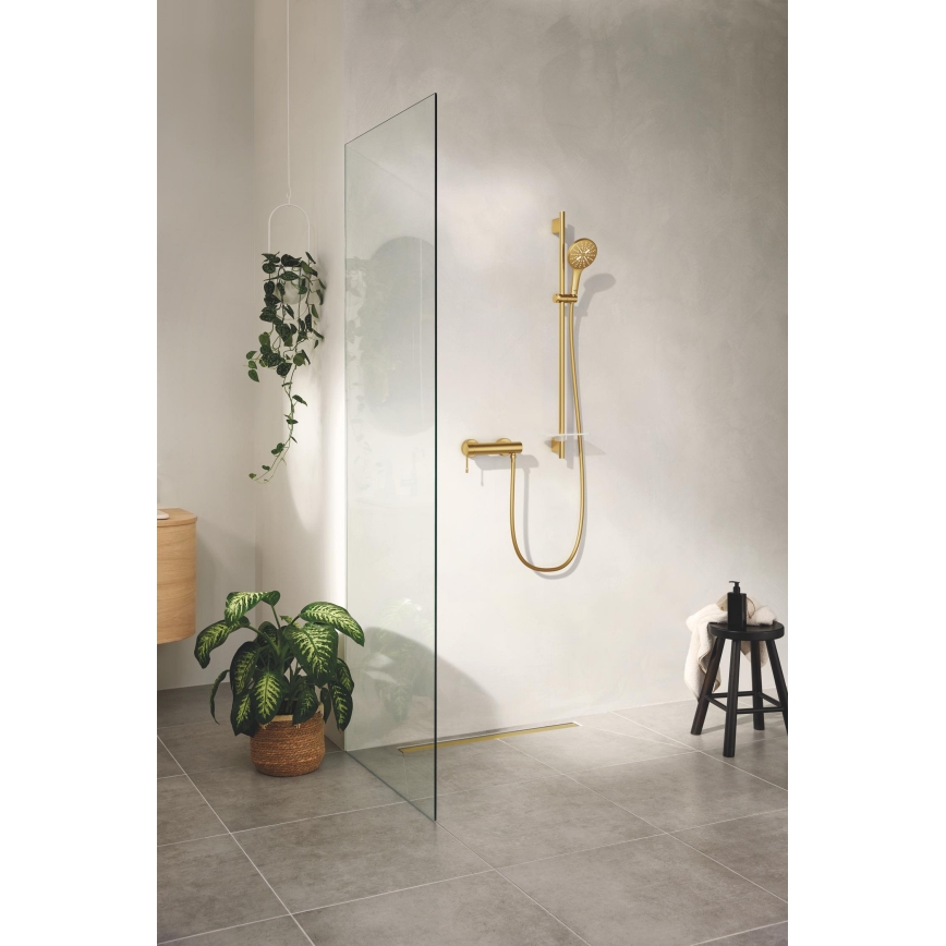 GROHE 26574GN0 - Douchette RAINSHOWER SMARTACTIVE 130, finition dorée brossée