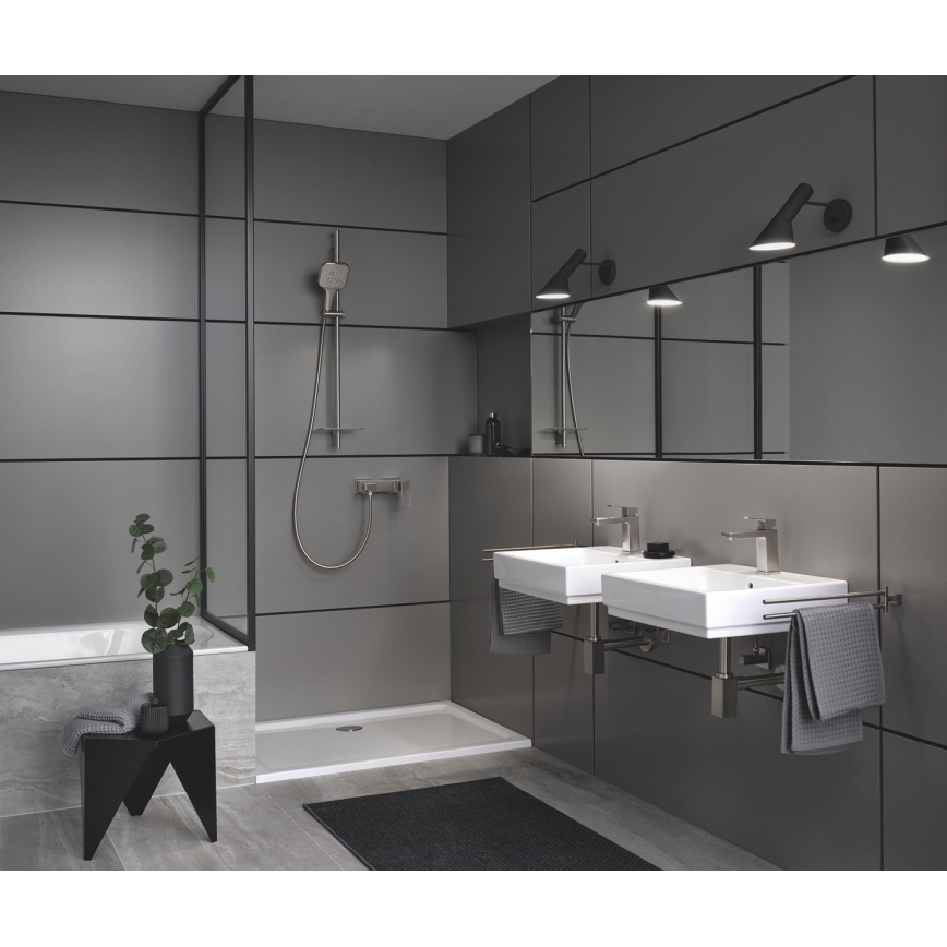 GROHE 26582DC0 - Douchette à main RAINSHOWER SMARTACTIVE 130 CUBE en inox