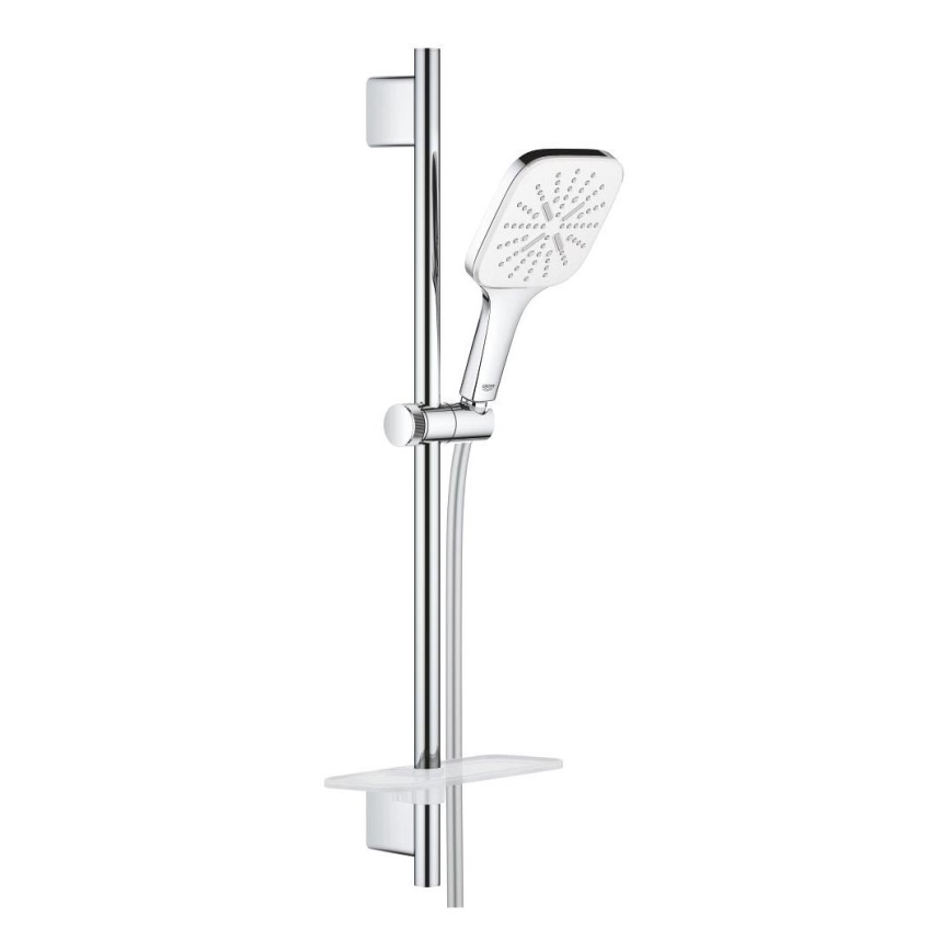GROHE 26596000 - Ensemble de douche VITALIO SMARTACTIVE 130 CUBE 600 mm chrome brillant