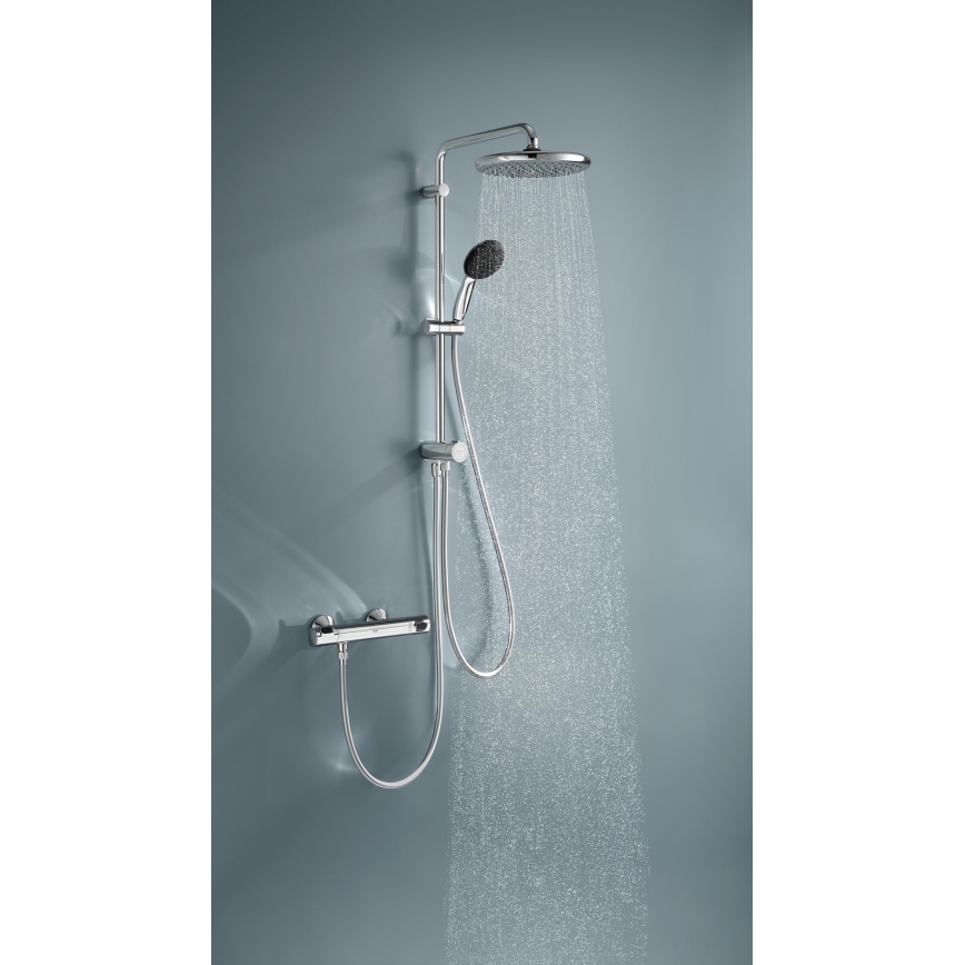 GROHE 26680001 - Système de douche VITALIO START SYSTEM 250 390 mm, métal, chrome
