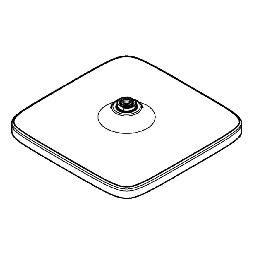 GROHE 26695000 - Tête de douche VITALIO COMFORT 250 × 250 mm, chrome brillant