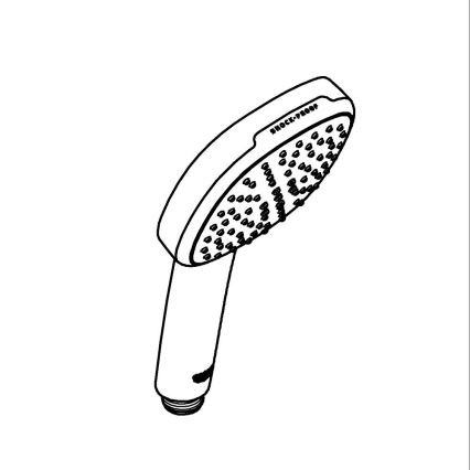 GROHE 26925001 - Douchette à main VITALIO COMFORT 110 110 mm chromé brillant