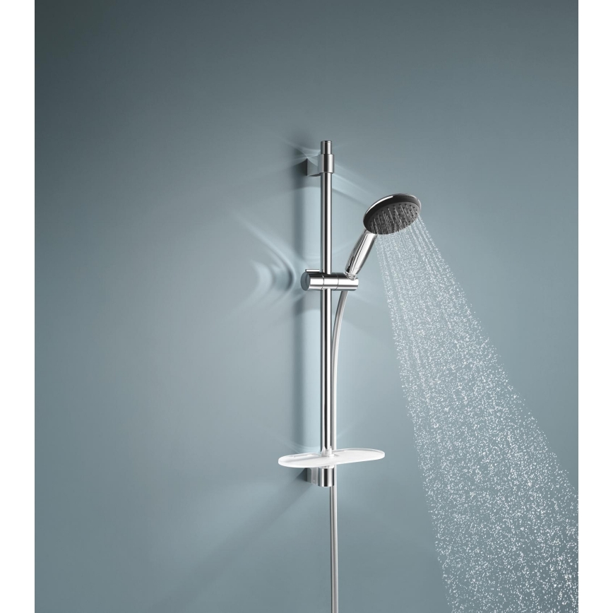 GROHE 26952001 - Ensemble de douche VITALIO START 110, barre 600 mm, chrome brillant
