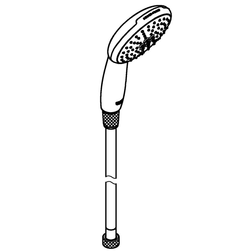 GROHE 2696010E - Douchette à main VITALIO START 110, 110 mm, chrome brillant