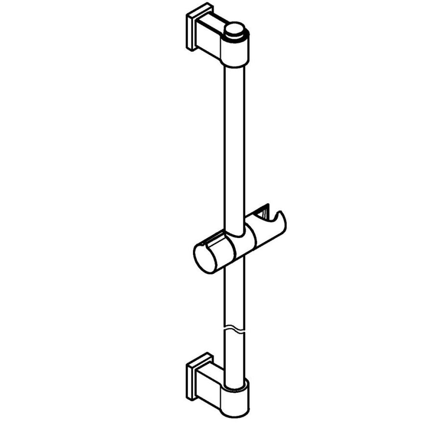 GROHE 26961001 - Barre de douche VITALIO UNIVERSAL 900 mm chrome brillant