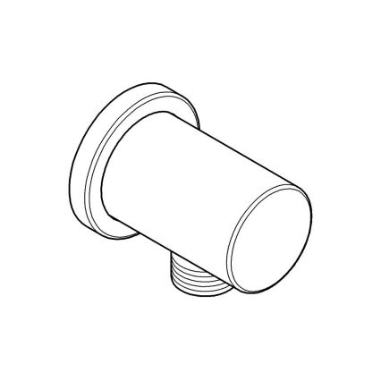 GROHE 27057DC0 - Coude mural RAINSHOWER DN 15 en acier inoxydable