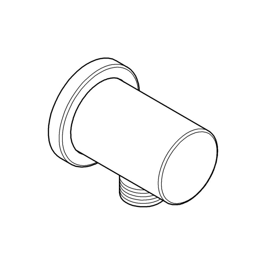 GROHE 27057GL0 - Coude mural RAINSHOWER doré