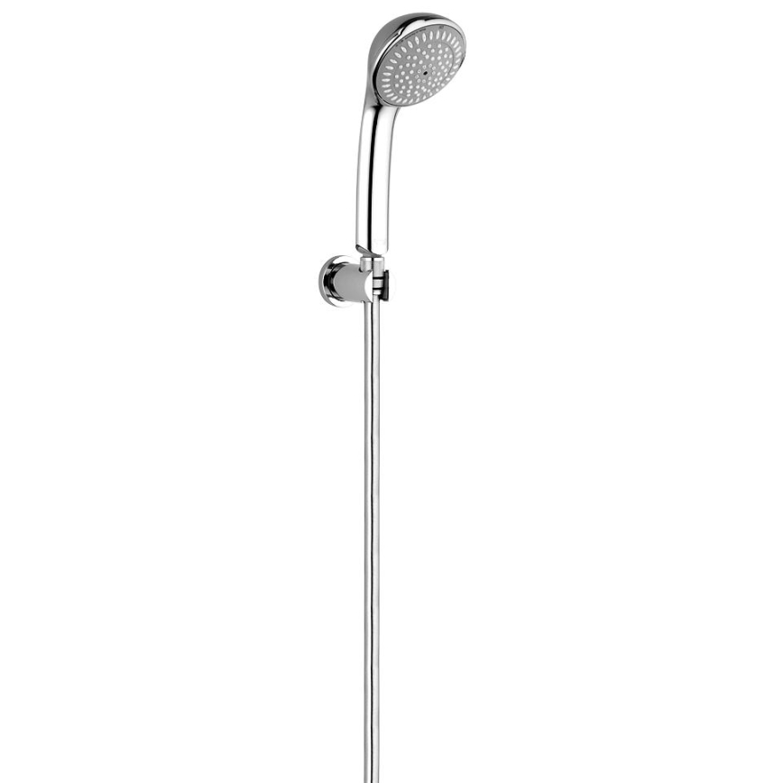 GROHE 27074000 - Support mural de douche RAINSHOWER avec rosace ronde, chrome brillant