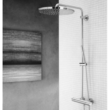 GROHE 27174001 - Système de douche RAINSHOWER SYSTEM 400 450 mm chromé brillant