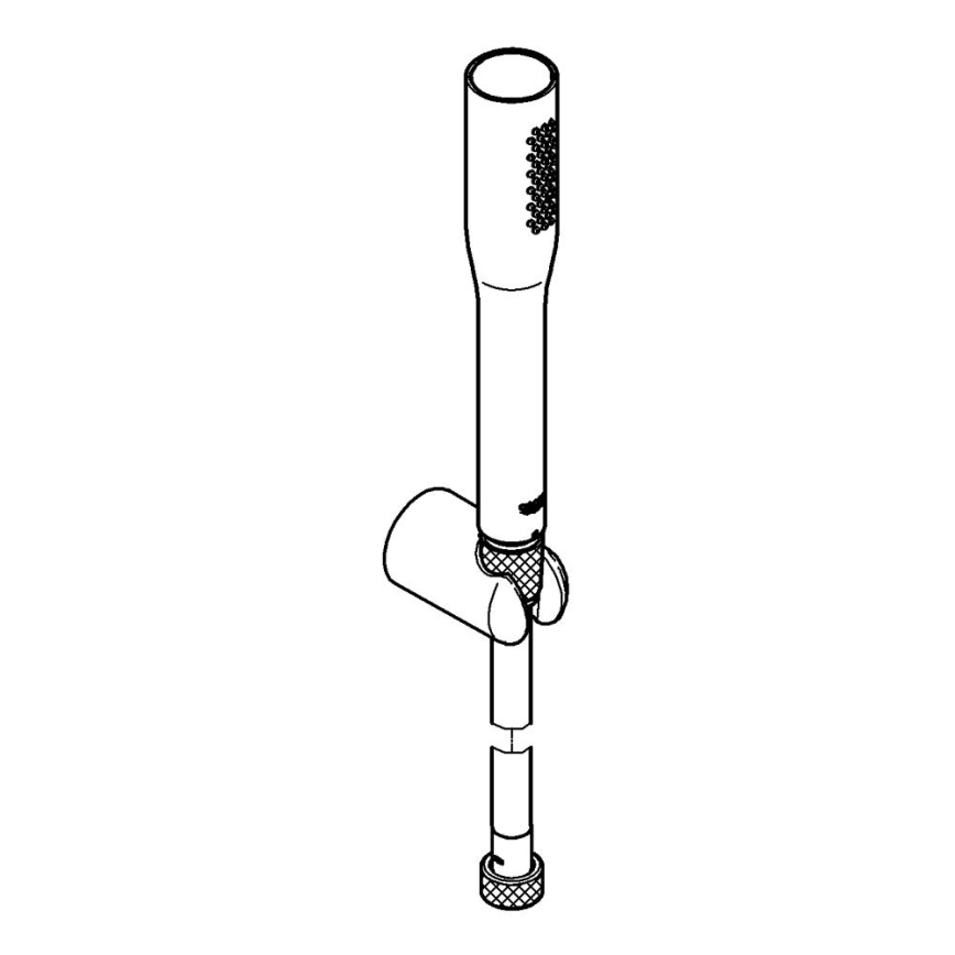 GROHE 27459000 - Ensemble de douche VITALIO GET STICK 1500 mm, chrome brillant