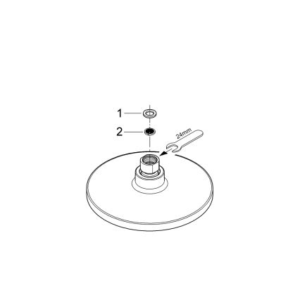 GROHE 27492000 - Tête de douche EUPHORIA COSMOPOLITAN O 180 mm chrome brillant