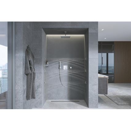 GROHE 27693000 - Support mural pour douchette EUPHORIA CUBE chromé brillant