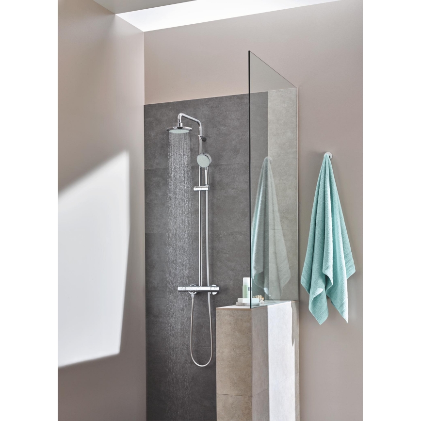 GROHE 27922000 - Système de douche TEMPESTA COSMOPOLITAN 160 mm, finition chrome brillant
