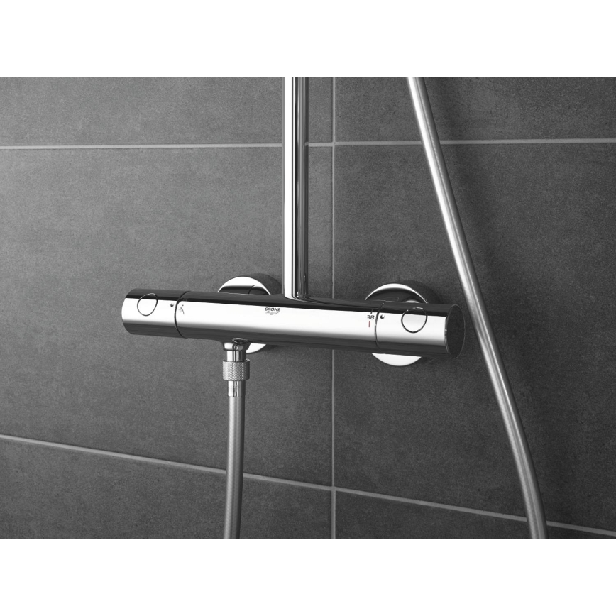 GROHE 27922001 - Système de douche TEMPESTA COSMOPOLITAN 210 chromé brillant