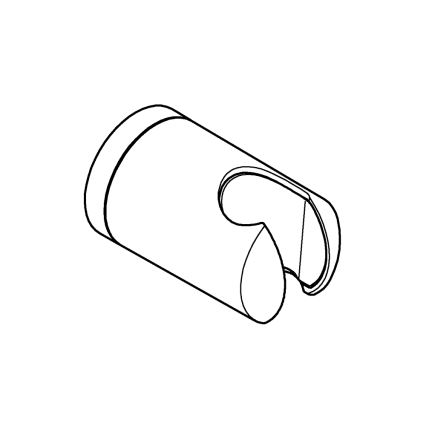 GROHE 27958001 - Support mural pour douche VITALIO UNIVERSAL chrome brillant