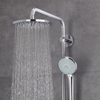 GROHE 27964000 - Système de douche EUPHORIA 210 mm, chromé brillant