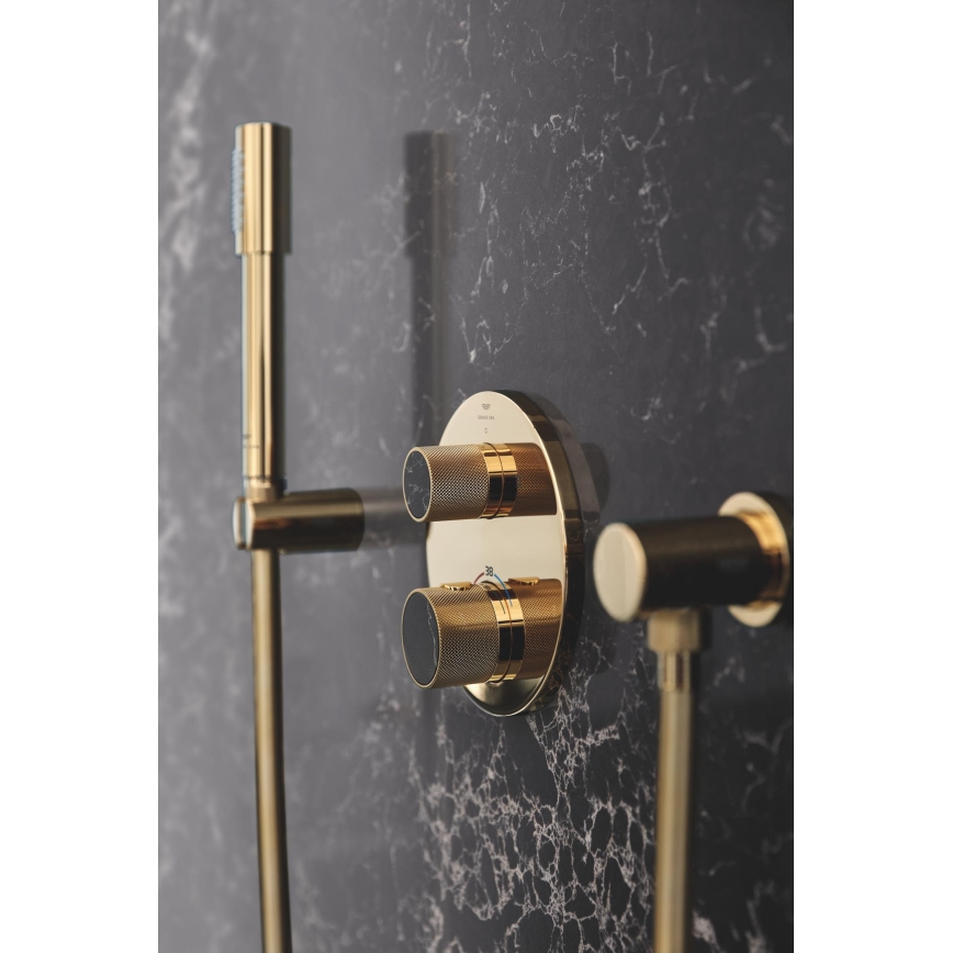GROHE 28388GL0 - Flexible de douche SILVERFLEX 1750 mm, finition dorée brossée