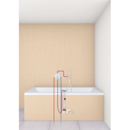 GROHE 28990000 - Ensemble de remplissage, d'évacuation et de trop‑plein pour baignoire TALENTOFILL, chromé