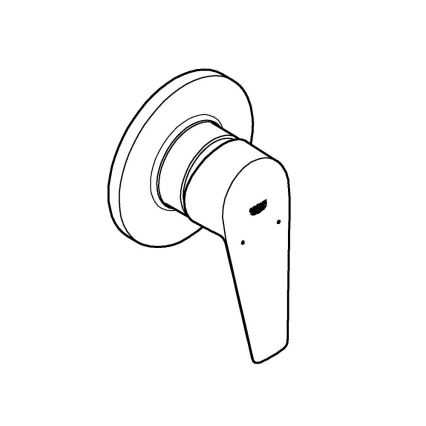 GROHE 29040001 - Mitigeur de douche BAUEDGE chrome poli