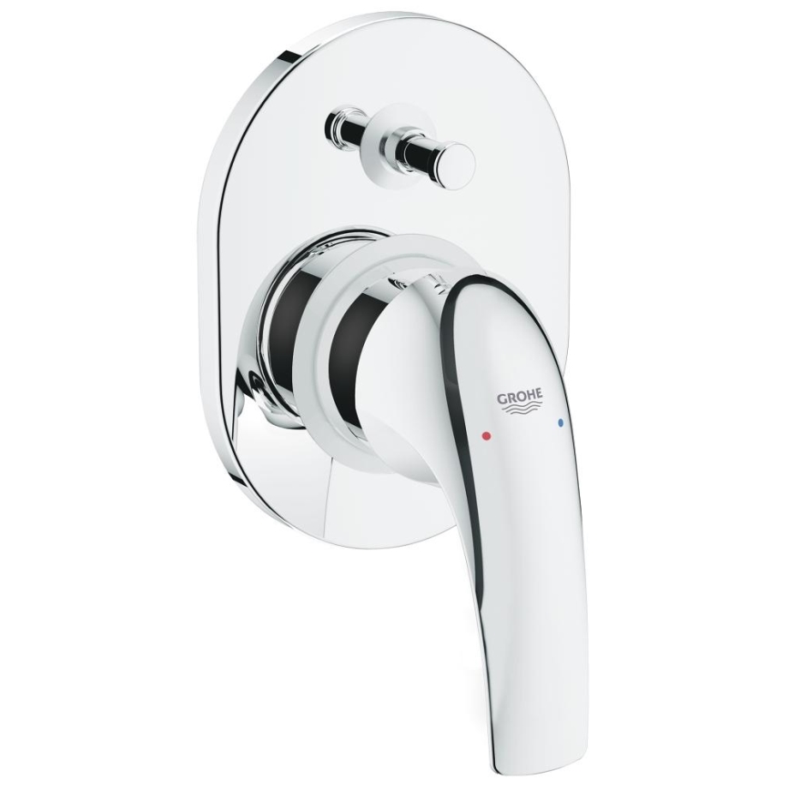 GROHE 29043000 - Mitigeur de baignoire EUROCUBE chrome poli