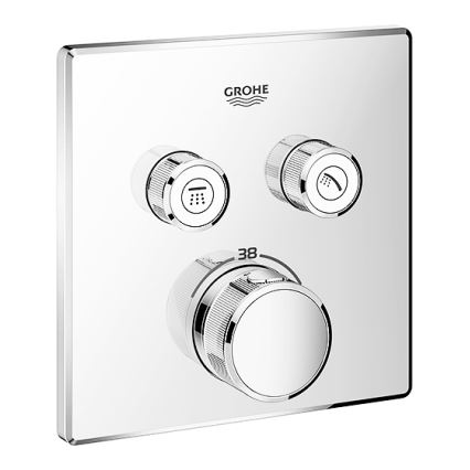 GROHE 29124000 - Thermostat GROHTHERM SMARTCONTROL, finition chromée brillante