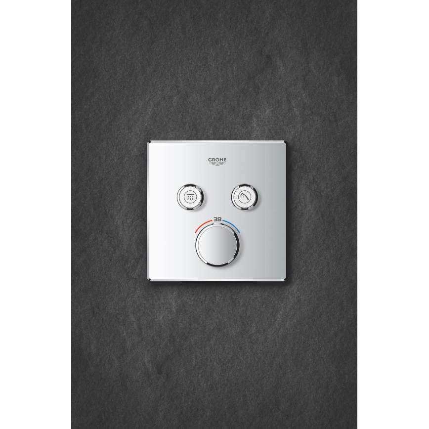 GROHE 29124000 - Thermostat GROHTHERM SMARTCONTROL, finition chromée brillante