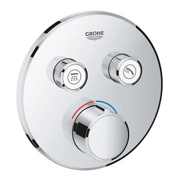 GROHE 29145000 - Cache pour mitigeur encastré SMARTCONTROL, chrome brillant