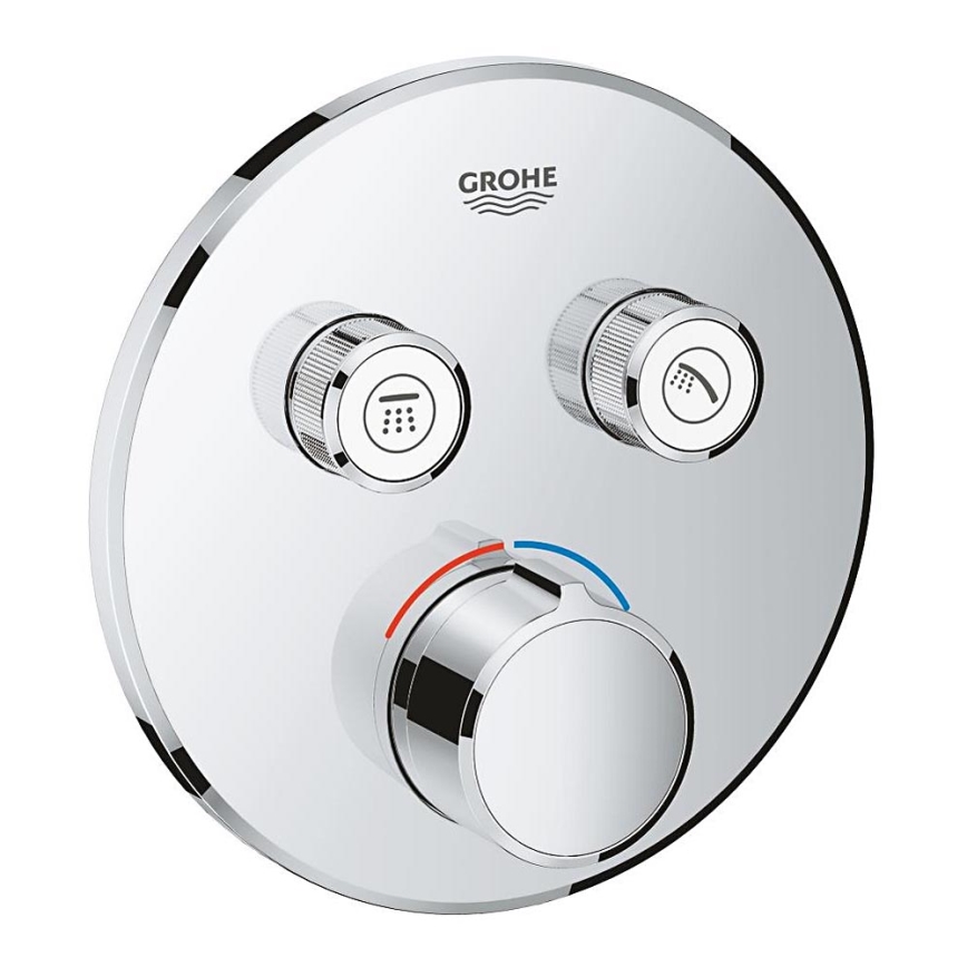 GROHE 29145000 - Cache pour mitigeur encastré SMARTCONTROL, chrome brillant