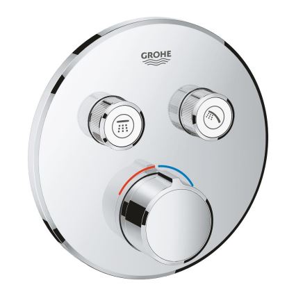 GROHE 29145000 - Cache pour mitigeur encastré SMARTCONTROL, chrome brillant
