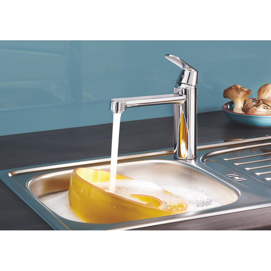 GROHE 30193000 - Mitigeur pour évier EUROSMART COSMOPOLITAN chromé brillant